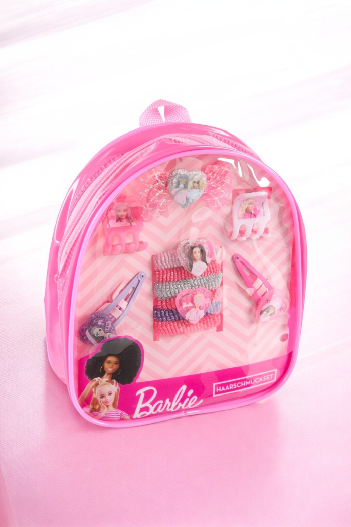 Barbie hair accessory backpack