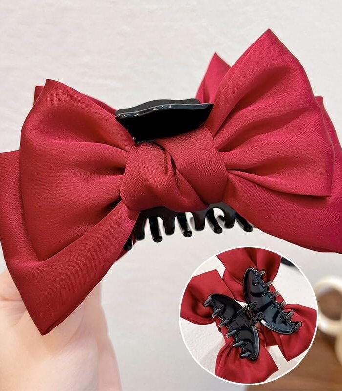 Alternative view of Bow knot hairclaw