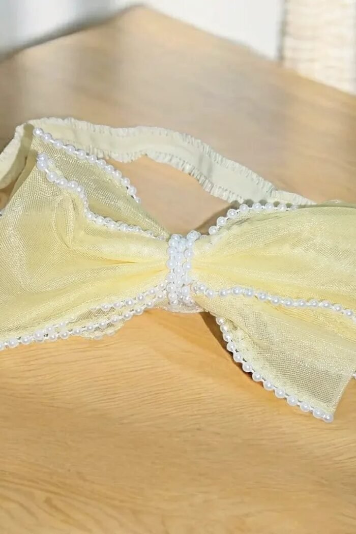 Pearl Bow headband