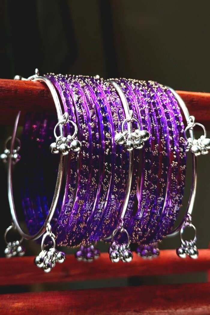 Arzoo Bangles Set Purple